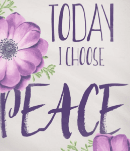 Pause and Observe; Choose Peace